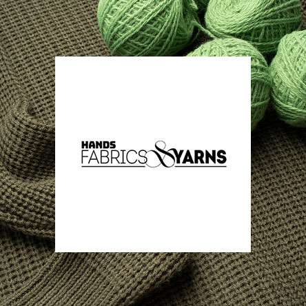 Hands Fabrics and yarns Logo