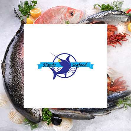 Hands Sea Food Logo
